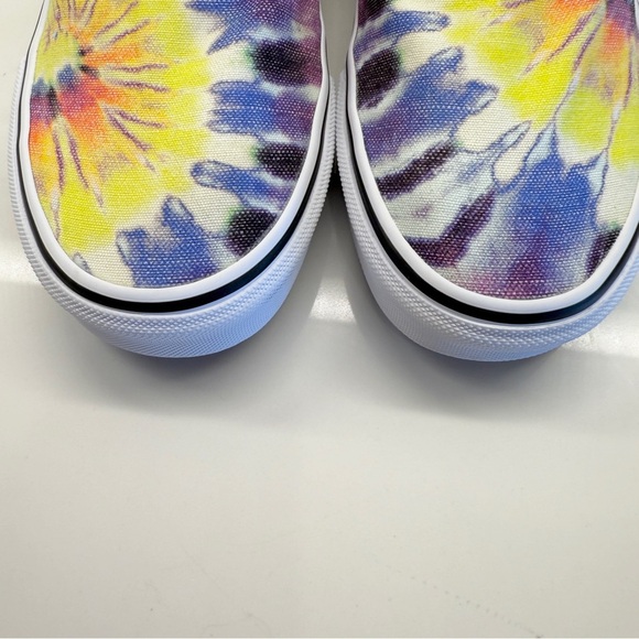 VANS Women’s Classic Slip On Washed Tie Dye Canvas Shoes Sneakers Size 7.5 - Picture 7 of 11